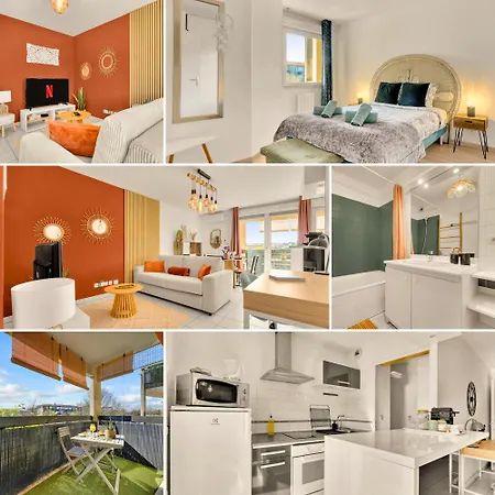 Apartamento Le Montaigne - Climatisation, Parking Privé, Tramway Et Airbus *