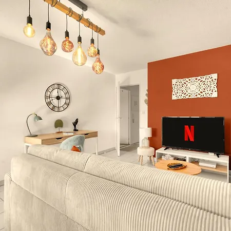 Apartamento Le Montaigne - Climatisation, Parking Privé, Tramway Et Airbus *