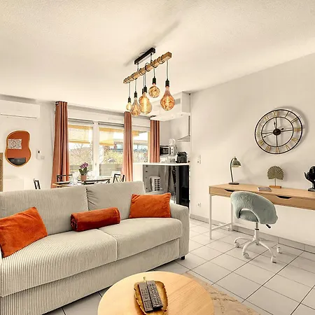 Apartamento Le Montaigne - Climatisation, Parking Privé, Tramway Et Airbus