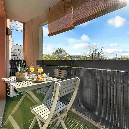 Apartamento Le Montaigne - Climatisation, Parking Privé, Tramway Et Airbus Blagnac